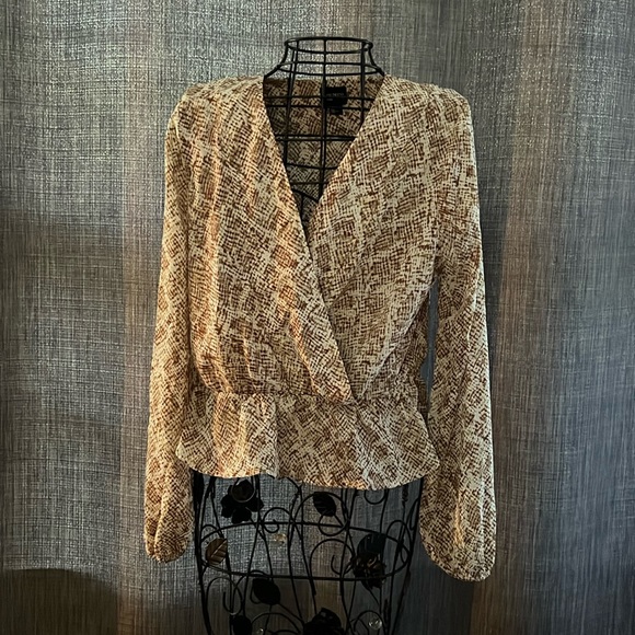 Free Press Long Sleeved Blouse - size small - Picture 1 of 7